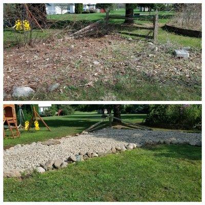 Flower Bed Refresh - Before & After