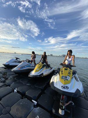 Jet Skis On The Beach