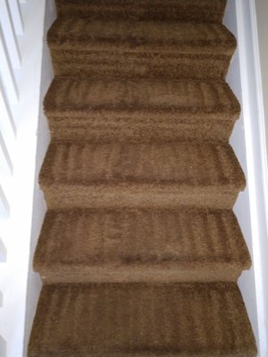 Ever see fibers fluffed up and standing like this in a stairwell? It's very possible!