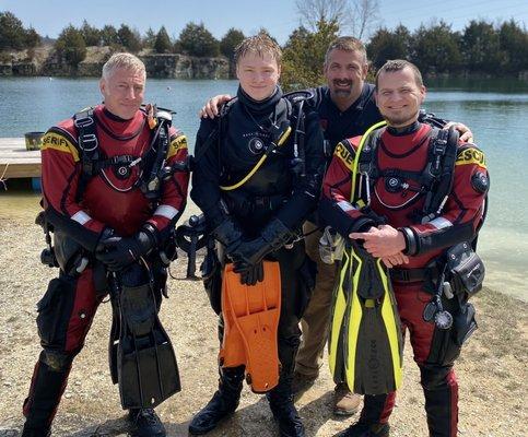 Dive team training