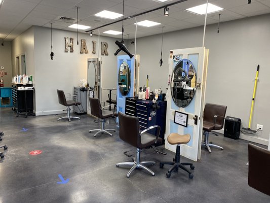 Look inside the salon