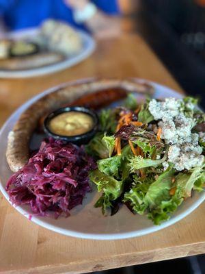 Wurst Platte (with a salad)