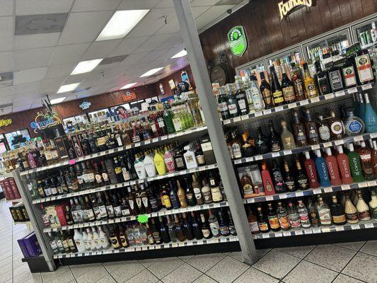 Such a great selection of liquor