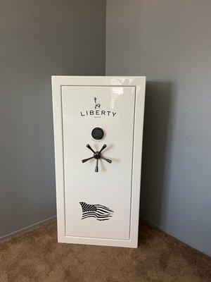 My beautiful new Liberty Patriot! Thank you Nevada Safes! Love it