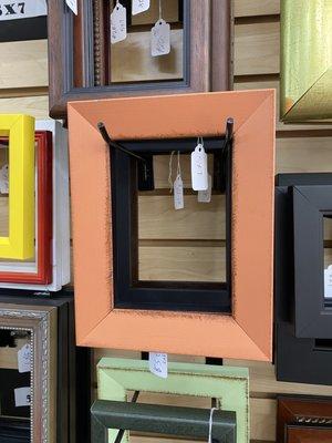 We have many custom ready made frames in stock for all your projects.