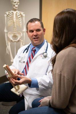 Dr. Kevin Mangum D.O. did his fellowship in Sports Medicine and loves to help his patients build a healthy foundation for their best life.