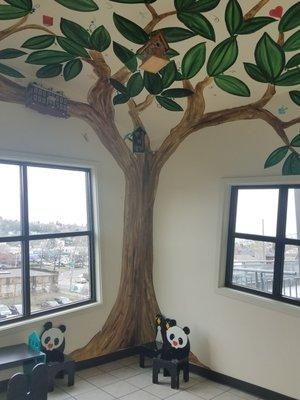 Tree house room