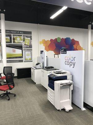 State of the art self serve copy center