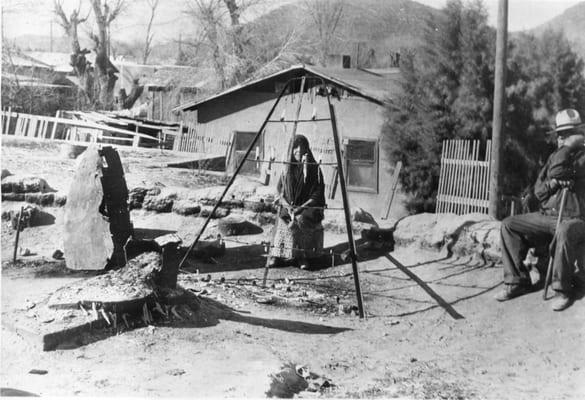 El Tiradito (Wishing Shrine) Tucson, AZ: Original location.