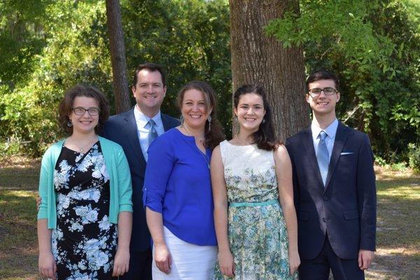 Pastor Brad, Lena, Jacob, Lydia, Lily Noble