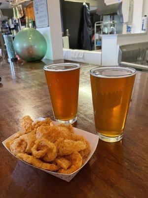 Beer & pork rinds