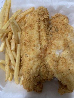 Fried catfish