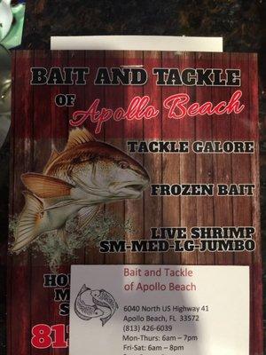 Bait & Tackle Of Apollo Beach