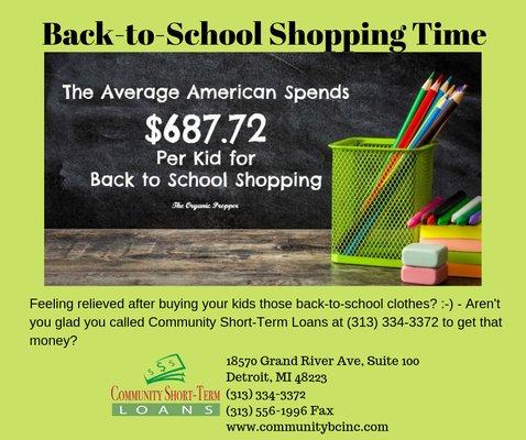 Back to-school shopping can be expensive. Don't let it break your pockets.