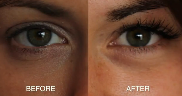 Before and After NovaLashes from Love Those Lashes. No mascara!