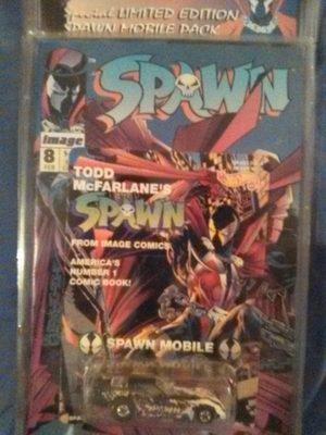 I have 5 and 8 out of the Spawn 1992-93..Still in the original plactic and with the hott wheels cars