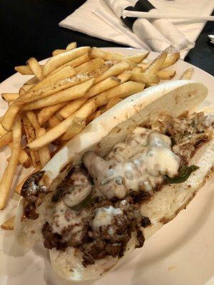 Philly cheesesteak