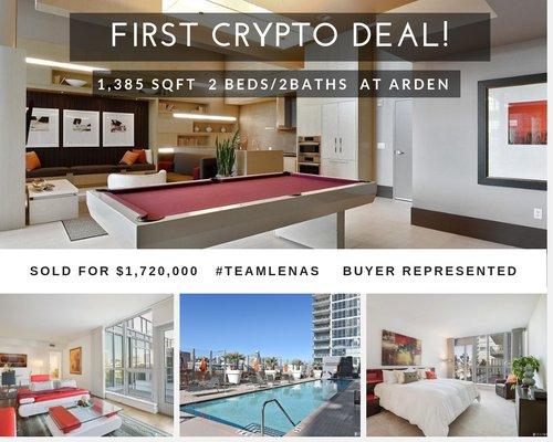 First Crypto Deal