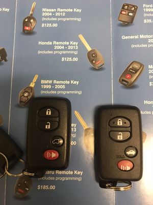 Toyota smart keys programmed here!