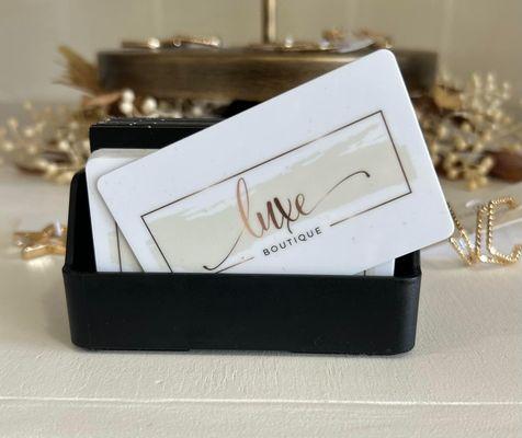 Luxe Gift Cards