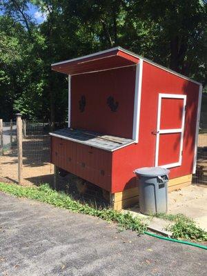 Chicken coops and sheds