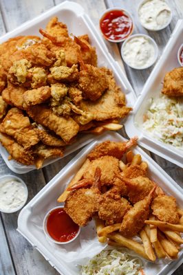 Fried plates from Magoo's Drive in