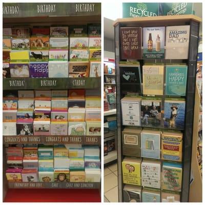 Nice greeting card selection