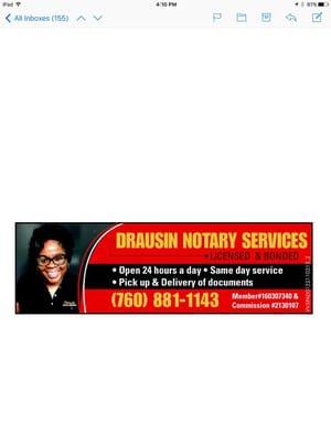 Drausin Mobile Notary Service