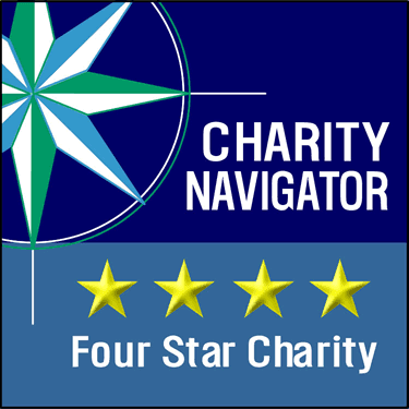 We are a top-level charity according to Charity Navigator.