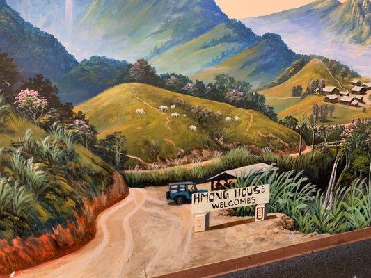 Mural of Laos