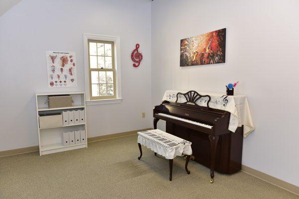 Voice lesson room