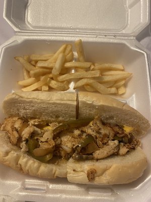 "Big" Chicken Cheesteak combo