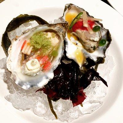 Oyster duo amuse