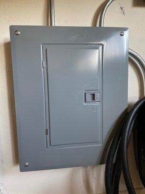 100 amp sub panel