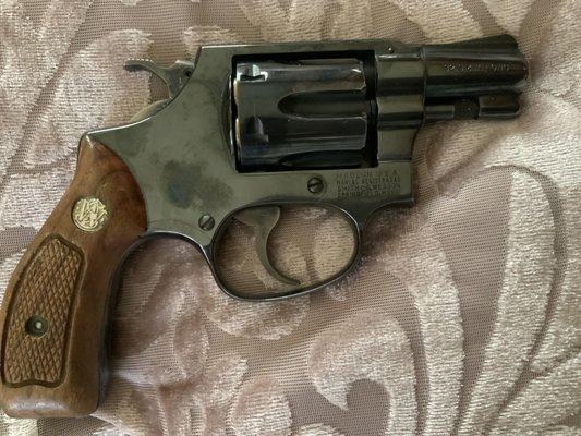 Smith and Wesson 32 Special Now a Collectors item. Just needs finger prints cleaned off.