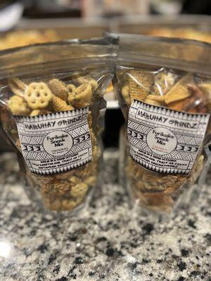 Furikake Snack Mix and Churro Snack Mix