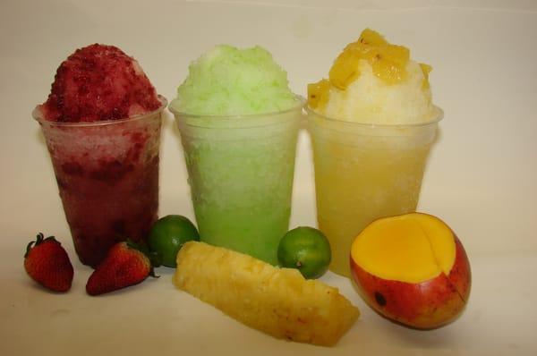 Raspados ( Flavored Shaves Ice.