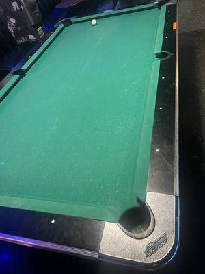 Two pool tables