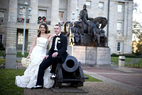 Great Couple at the North Carolina State Capitol in Raleigh.