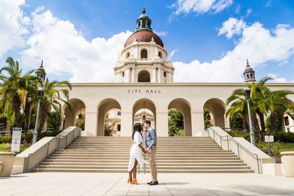 Engagement shoot in Pasadena.