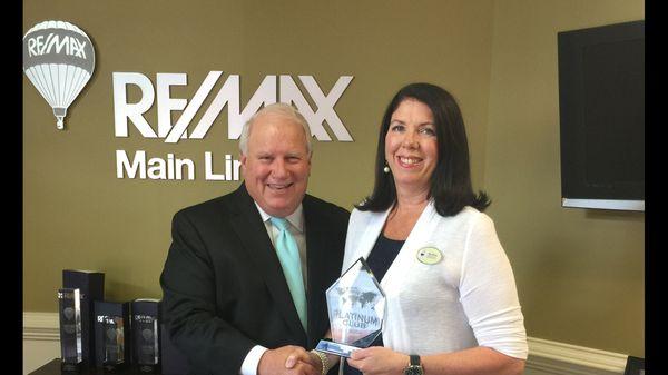 Award winning agents work hard & enjoy what they do.  Mary Byrnes is in the Top 5% of Agents in the country.