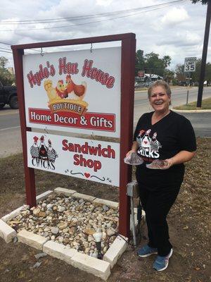 Owner Dana Hyde is ready to serve her customers.