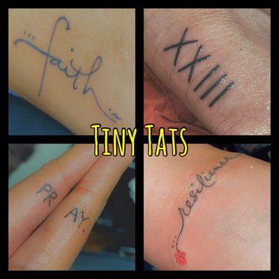 Tiny Tats! Book your appointment TODAY!