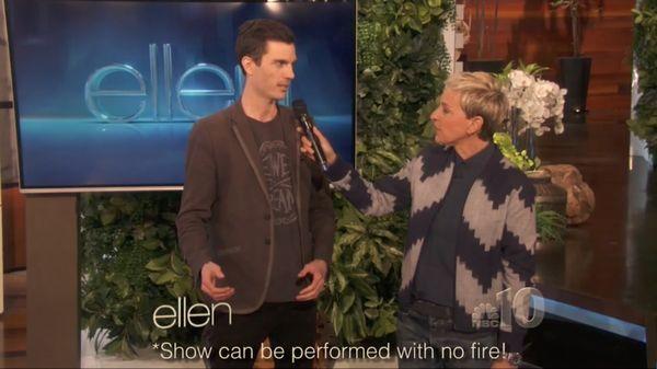 From Chris' appearance on Ellen