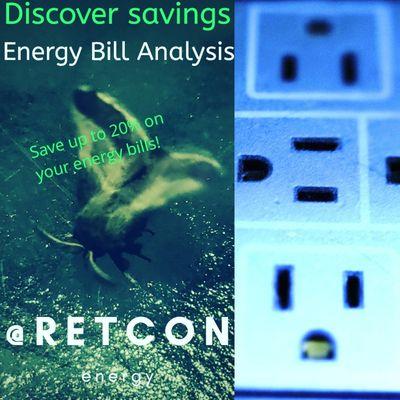 We analyze your energy bills and give you custom recommendations to lower them. @retconenergy