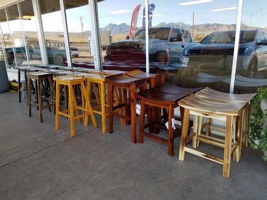 We have a wide variety of Bar Stools!