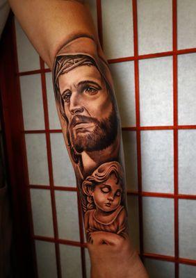 Beautiful Jesus tattoo