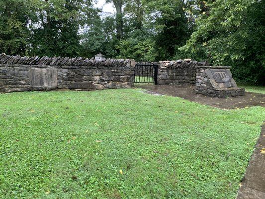 Closer shot of gate and fence.