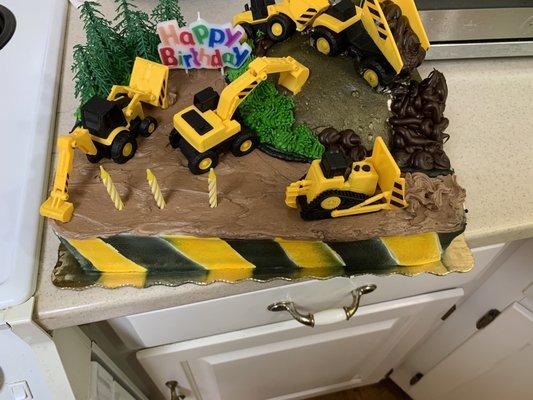 Custom construction Cake!