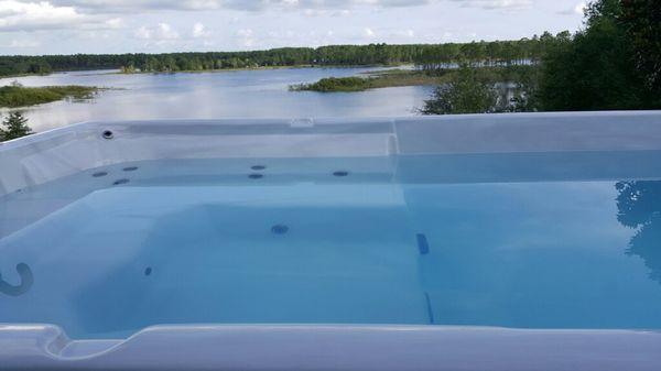 Swim Spa on the Lake